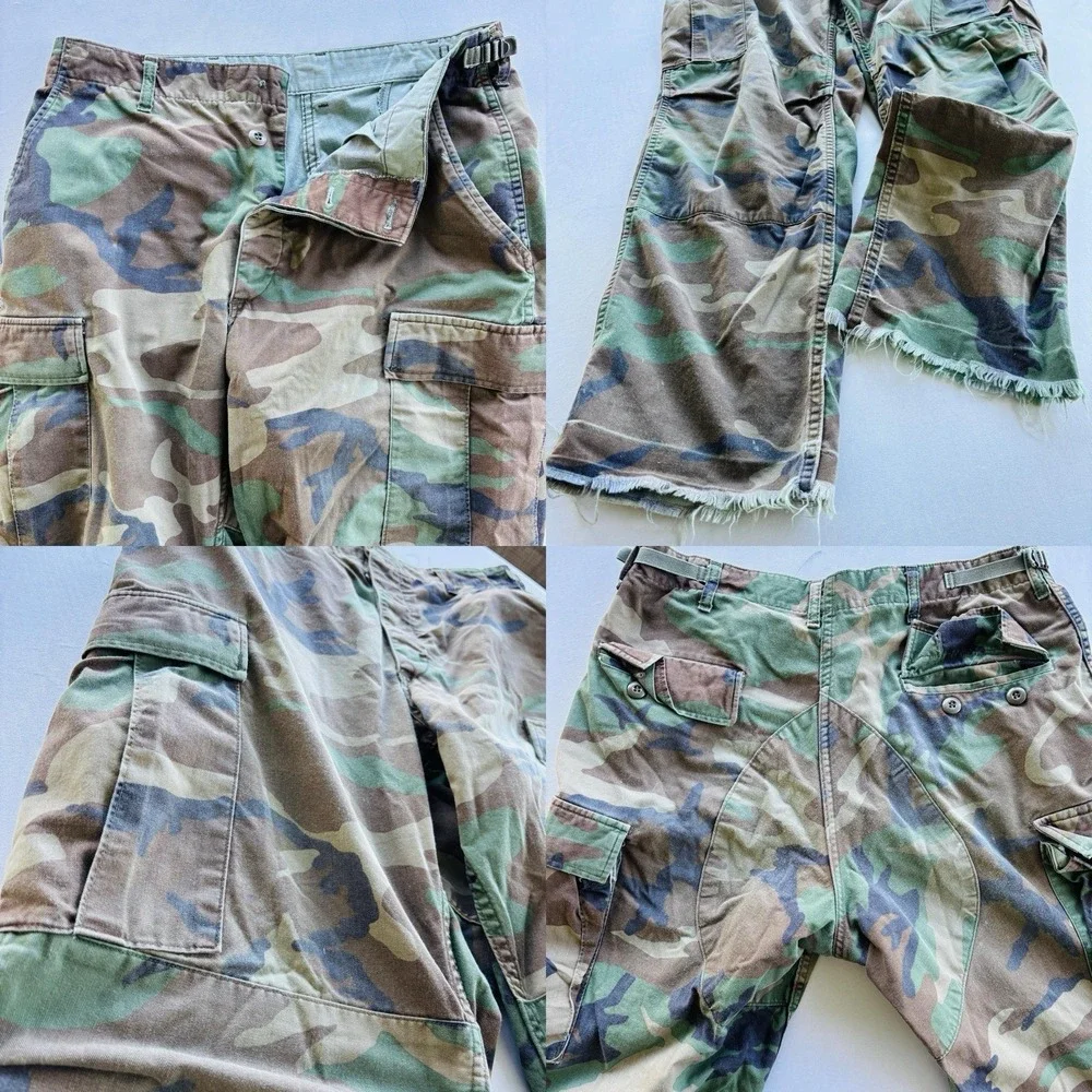 Vintage USGI BDU Pants Woodland Camo‎ Medium Long 30–35x33.5–36.5 Military READ